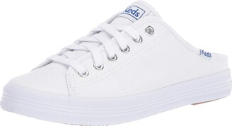white mule tennis shoes