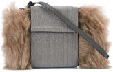 Brunello Cucinelli fur detail crossbody bag