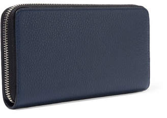 Christian Louboutin Panettone Embellished Textured-leather Continental Wallet - Navy