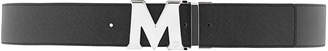 MCM Visetos Reversible M-Buckle Monogram Belt