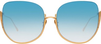 Linda Farrow Oversized Sunglasses