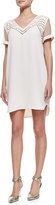 Thumbnail for your product : Rebecca Minkoff Lorelei V-Neck Laser-Cutout Dress