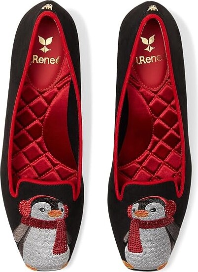 J. Renee Pingwen Women's Shoes Black/Red/White : 6 M (B) Synthetic