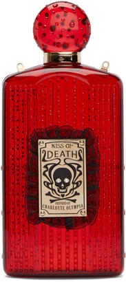 Charlotte Olympia Red Perspex Kiss of Death Clutch
