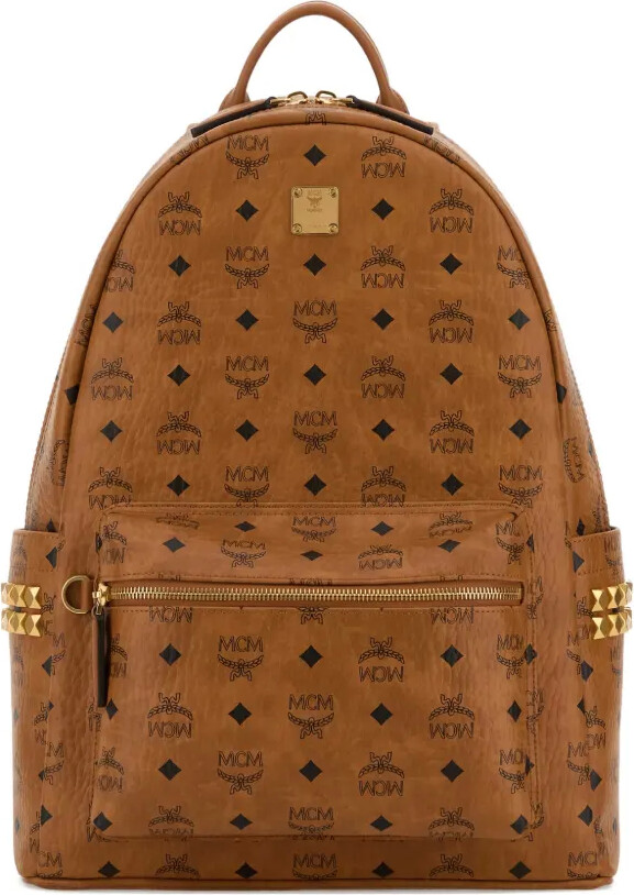 MCM Logo-Monogram Backpack