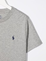 Thumbnail for your product : Ralph Lauren Kids logo-embroidered cotton T-shirt
