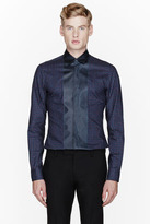 Thumbnail for your product : Lanvin Red & Blue plaid painted placket shirt