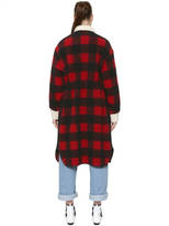 Thumbnail for your product : Etoile Isabel Marant Checked Wool Blend Coat