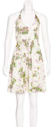 Anna Sui Silk-Blend Printed Dress