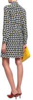 Thumbnail for your product : Moschino Boutique Pussy-bow Printed Crepe De Chine Shirt Dress