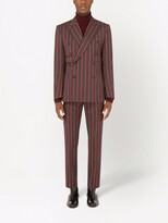 Thumbnail for your product : Dolce & Gabbana Sicilia-fit pinstriped double-breasted suit