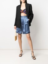 Thumbnail for your product : In The Mood For Love Pleated Satin Shorts