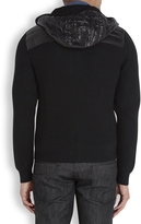 Thumbnail for your product : Moncler Black shell and wool jacket