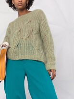 Thumbnail for your product : Forte Forte Crossover Open-Knit Jumper