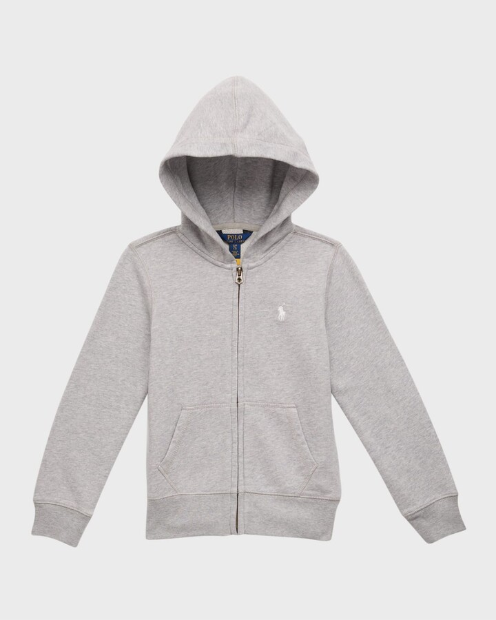 Ralph Lauren Kids Boy's Cotton-Blend-Fleece Hoodie, Size S-XL