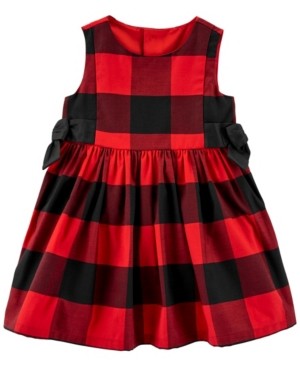 carters red sweater dress