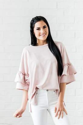 Everyday ShopRachel Parcell Pink Blossom Ruffle Top