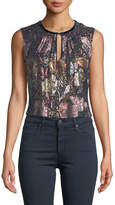 Thumbnail for your product : Rebecca Taylor Rose Sleeveless Clip Top