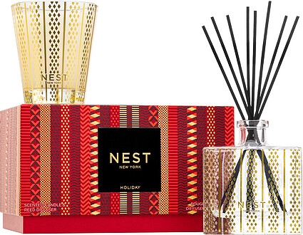 NEST Fragrances Holiday Classic Candle & Reed Diffuser Set
