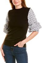 Thumbnail for your product : Gracia Elbow-Sleeve Top