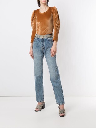 Eva Ruched Sleeve Top