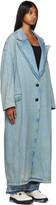 Thumbnail for your product : Amiri Blue Faded Denim Jacket