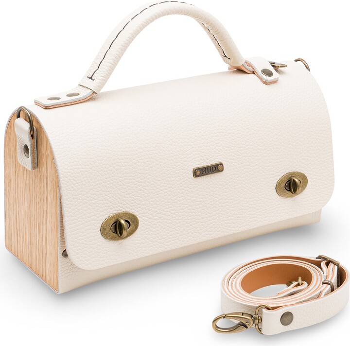 Mud - Manufacture Under Design White / Neutrals Handbag - Pearl