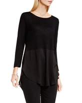 Thumbnail for your product : Vince Camuto Mixed-material Top