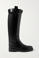 Thumbnail for your product : Ann Demeulemeester Buckled Leather Knee Boots