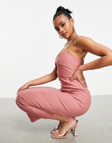 Thumbnail for your product : Vesper cut out midi dress in rose pink