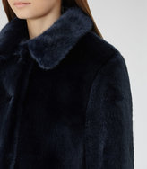 Thumbnail for your product : Reiss Alexia Faux Fur Coat