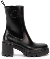 Thumbnail for your product : Moncler Logo Embossed Chelsea Boots