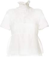 Rochas layered frill blouse 