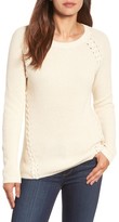 Thumbnail for your product : Halogen Women's Lace-Up Sweater