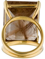 Thumbnail for your product : Ring 18K Rutilated Quartz Cocktail