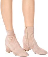 Thumbnail for your product : Valentino Garavani Rockstud suede ankle boots