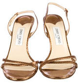 Thumbnail for your product : Jimmy Choo Snakeskin Sandals