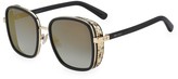 Thumbnail for your product : Jimmy Choo Elvas 54MM Square Glitter Sunglasses