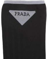 Thumbnail for your product : Prada Logo Techno Knit Socks