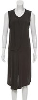 Thumbnail for your product : Joseph Pleat-Accented Midi Dress
