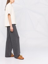 Thumbnail for your product : Loro Piana Knitted Wide-Leg Trousers