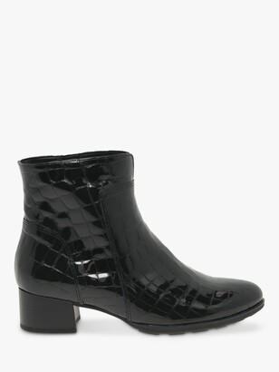 gabor patent boots