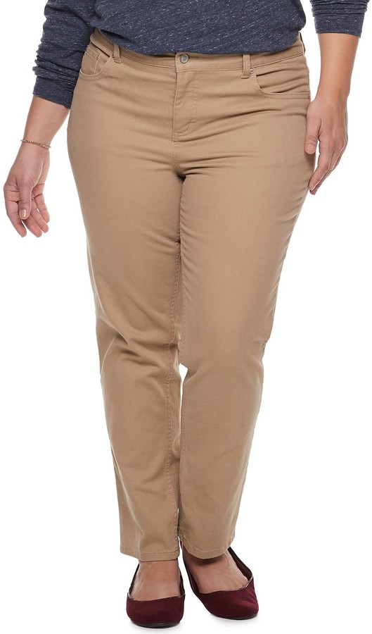 just my size khaki jeans