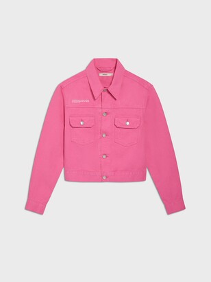 light pink jean jacket
