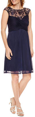 Melrose Short Sleeve Fit & Flare Dress