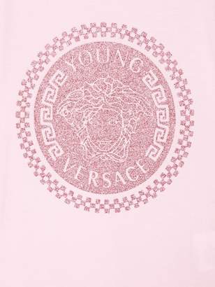 Versace glitter Medusa logo T-shirt