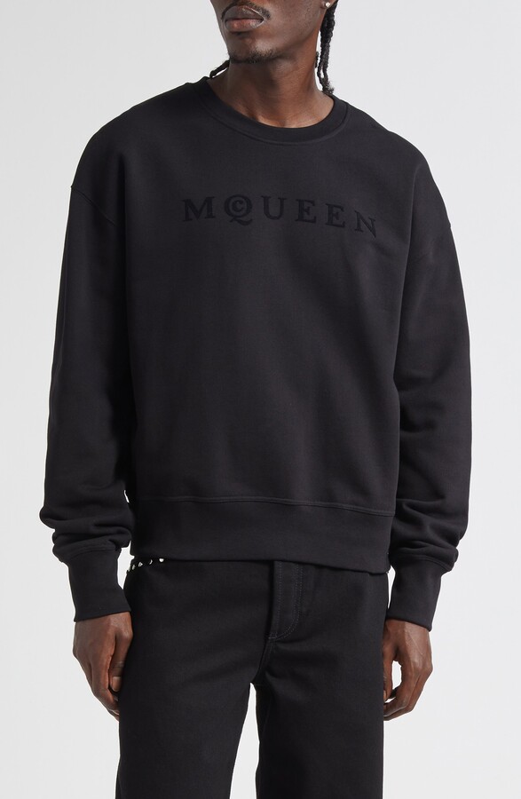 Alexander McQueen Logo Graphic French Terry Sweatshirt