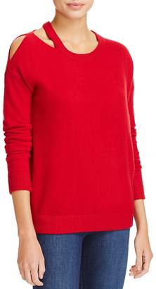 Minnie Rose Cut it Out Cashmere Sweater