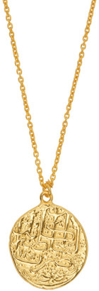 Dear Letterman Gold Dahmi Pendant Necklace