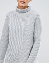 Thumbnail for your product : Weekday Roll Neck Sweater with Asymmetric Detail